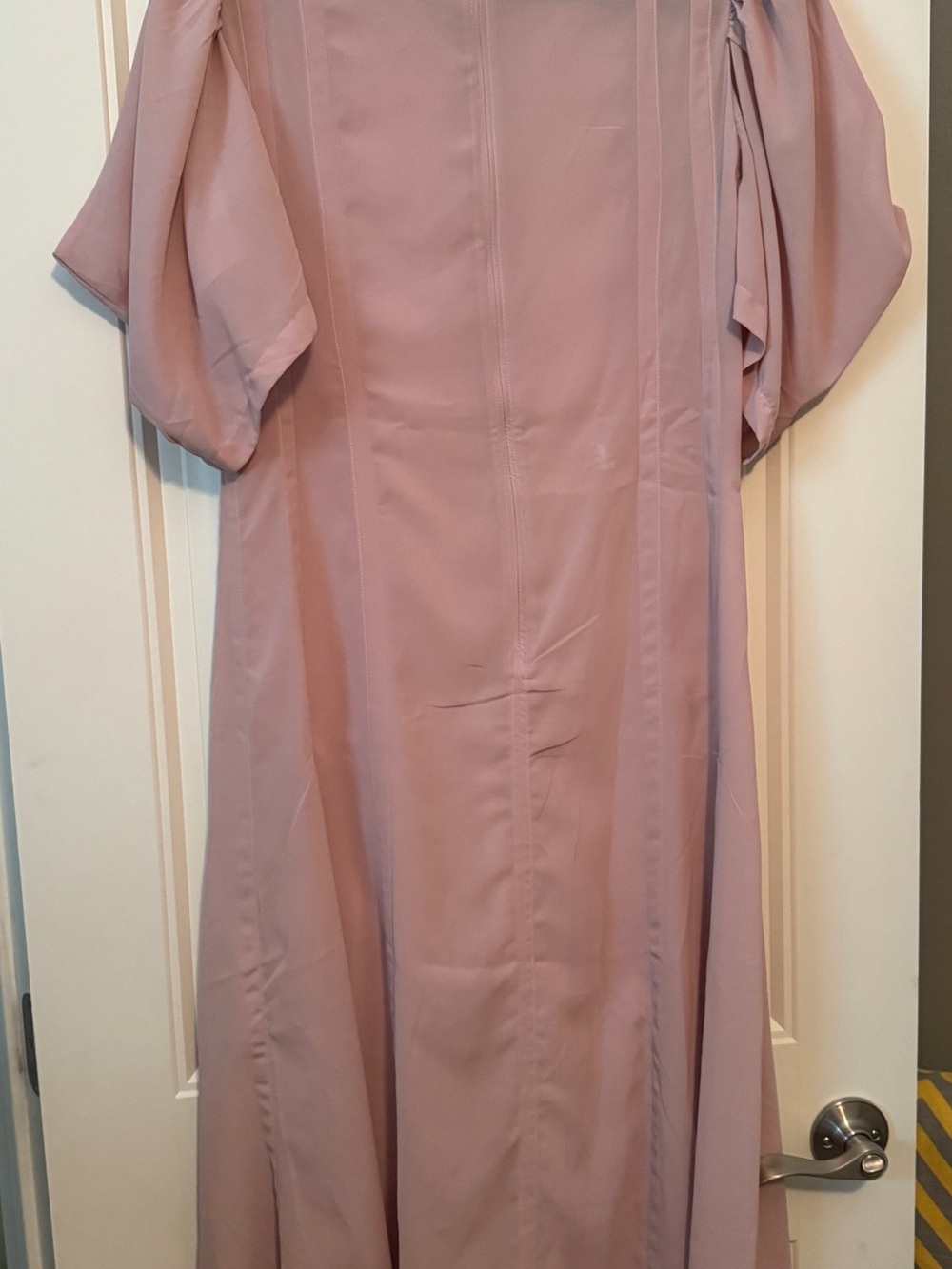 By Anthropologie Modern Sheer Midi Dress in blush pink NWT 12 feminine coquette - Picture 4 of 10